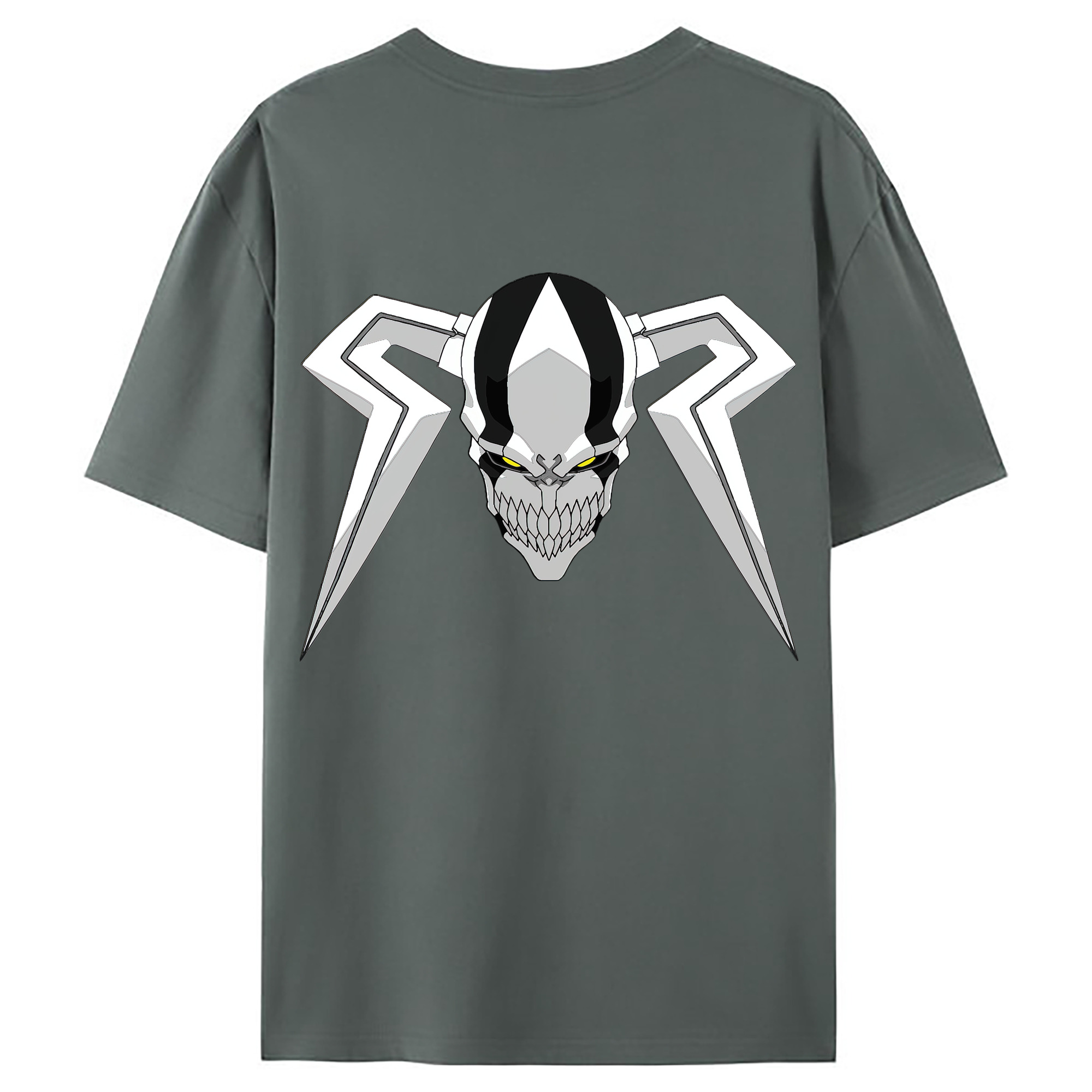 （画像用） ブリーチ 黒崎一護（くろさき いちご）BLEACH Kurosaki Ichigo 綿100％ メンズ半袖Tシャツ（バックプリント） 通気性